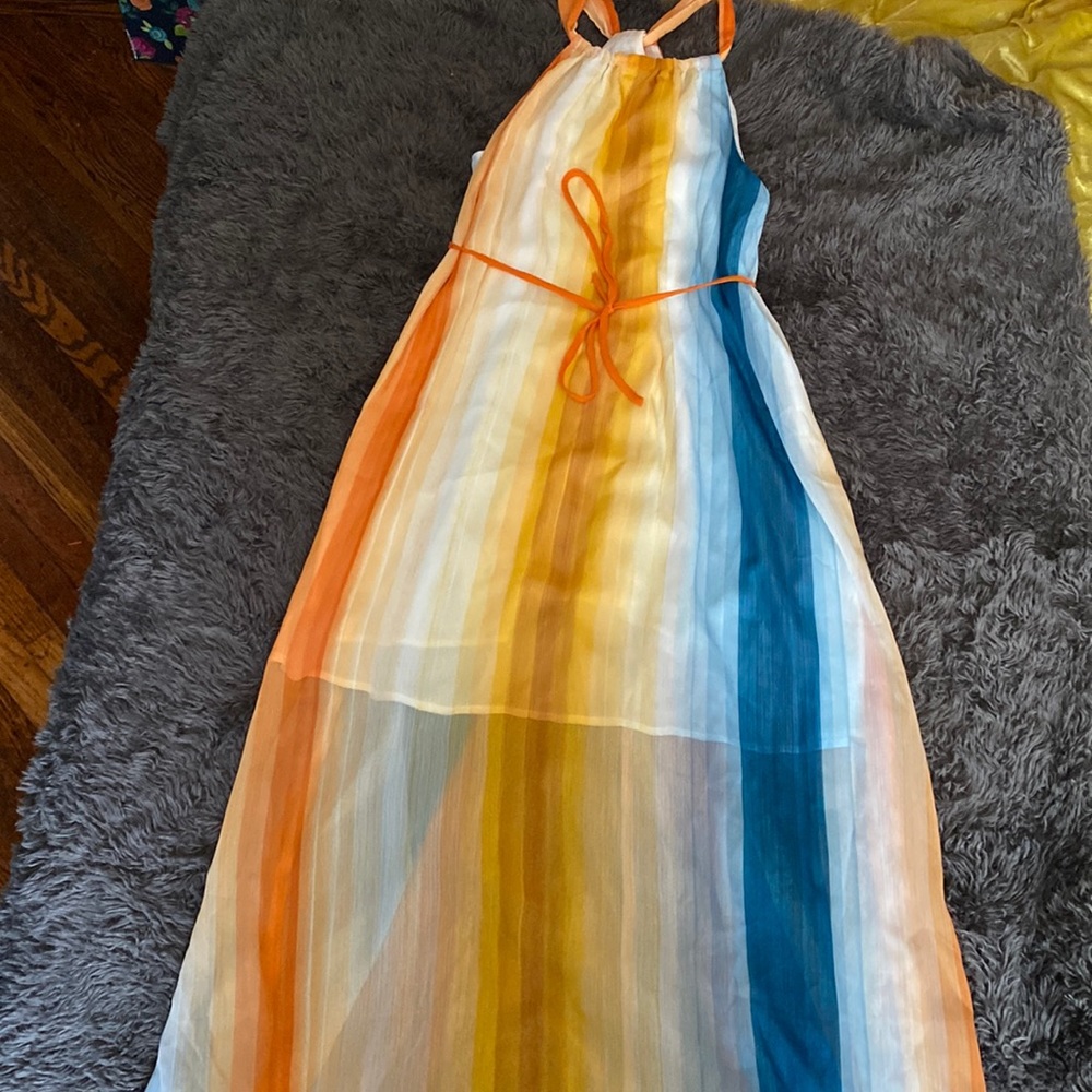 H&M size 12 striped dress. New with tags